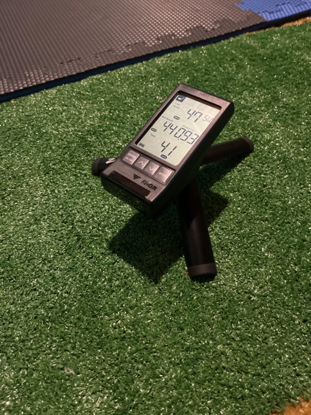 PRGR HS 130-A Portable Golf Launch Monitor | Doppler Radar Measures Club & Ball Speed, Smash Factor, Total & Carry Distance | Tracks Swing Speed Training Aids customer photo 1
