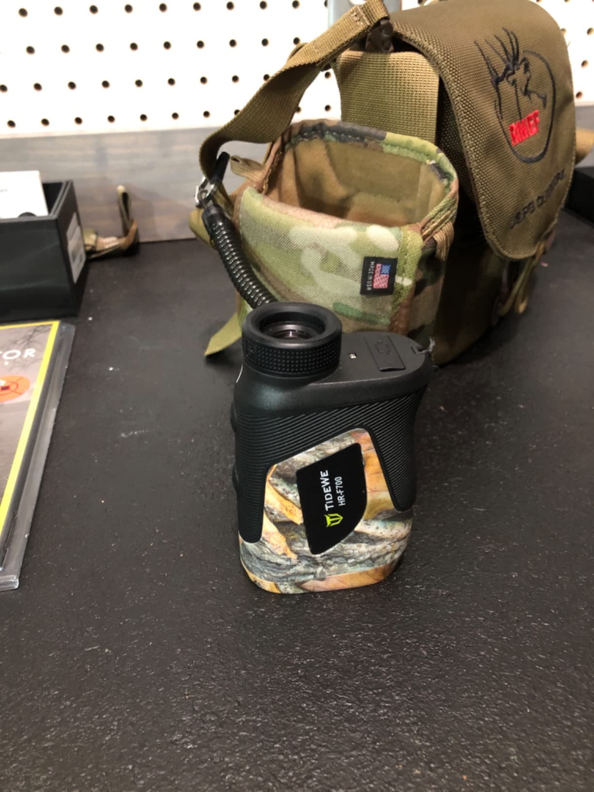 TIDEWE Hunting Rangefinder, Rechargeable Camo Laser Range Finder 700/1000Y customer photo 2