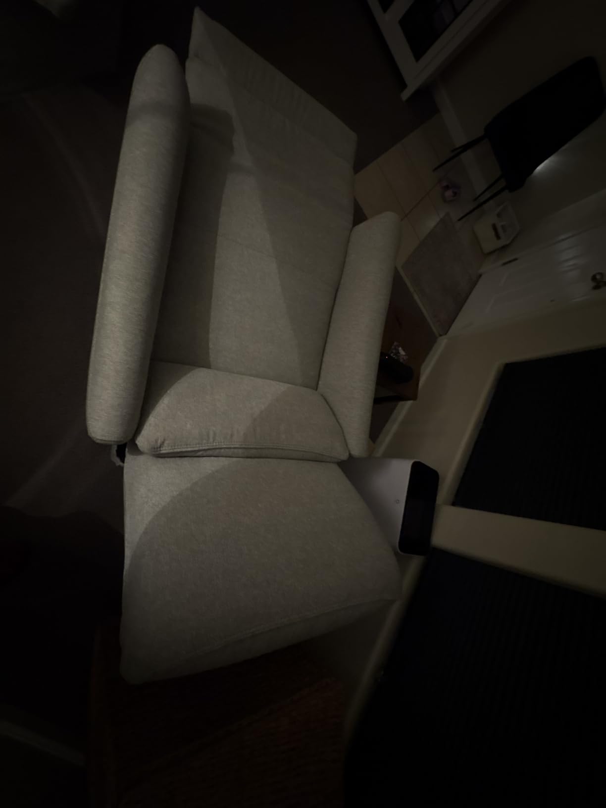 CHITA Power Recliner Chair, Swivel Nursery Glider, Medium, Cognac Brown customer photo 2
