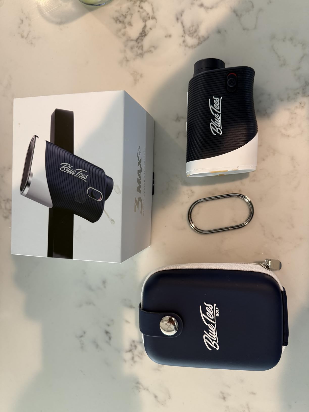 Blue Tees Golf Series 3 Max+ Golf Rangefinder with Slope Switch, 1000 Yards Range Finder, 6X Magnification Laser Rangefinder, Slope Measurement, Magnetic Strip, Flag Pole Locking with Pulse Vibration customer photo 1