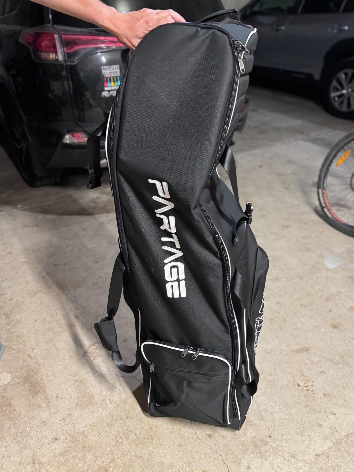 Partage Golf Travel Bag with Wheels, Airline Travel Case, 900D Oxford customer photo 1