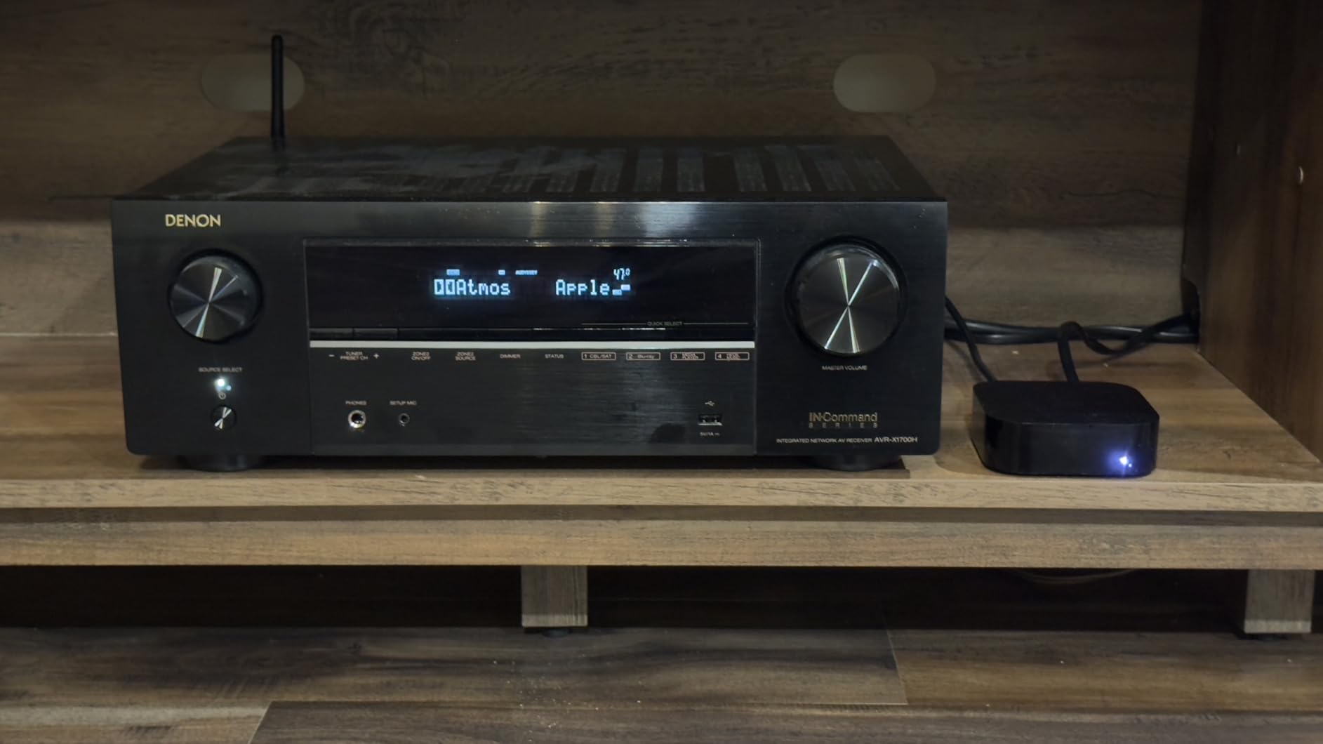 Denon AVR-X1700H 7.2 Channel AV Receiver - 80W/Channel, Built-in HEOS, Advanced 8K HDMI Video with eARC, Dolby Atmos, DTS:X customer photo 1