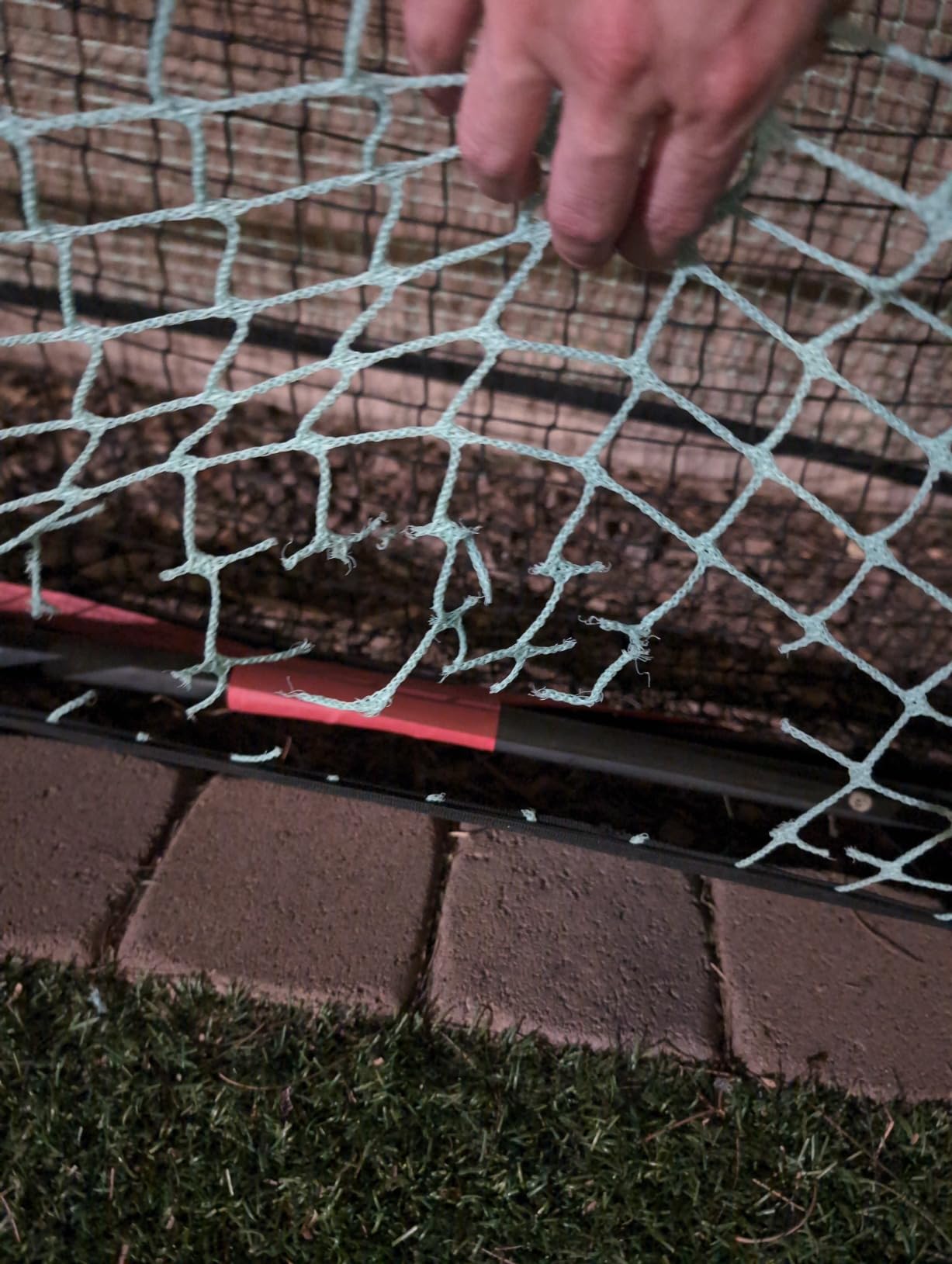 QUICKPLAY TEKKERS TRAINER Soccer Rebounder, 6.5x4' Spot & 6.5x1.5ft Ground Pass Nets, Alloy Steel, Fiberglass, Black, Green, Portable customer photo 1