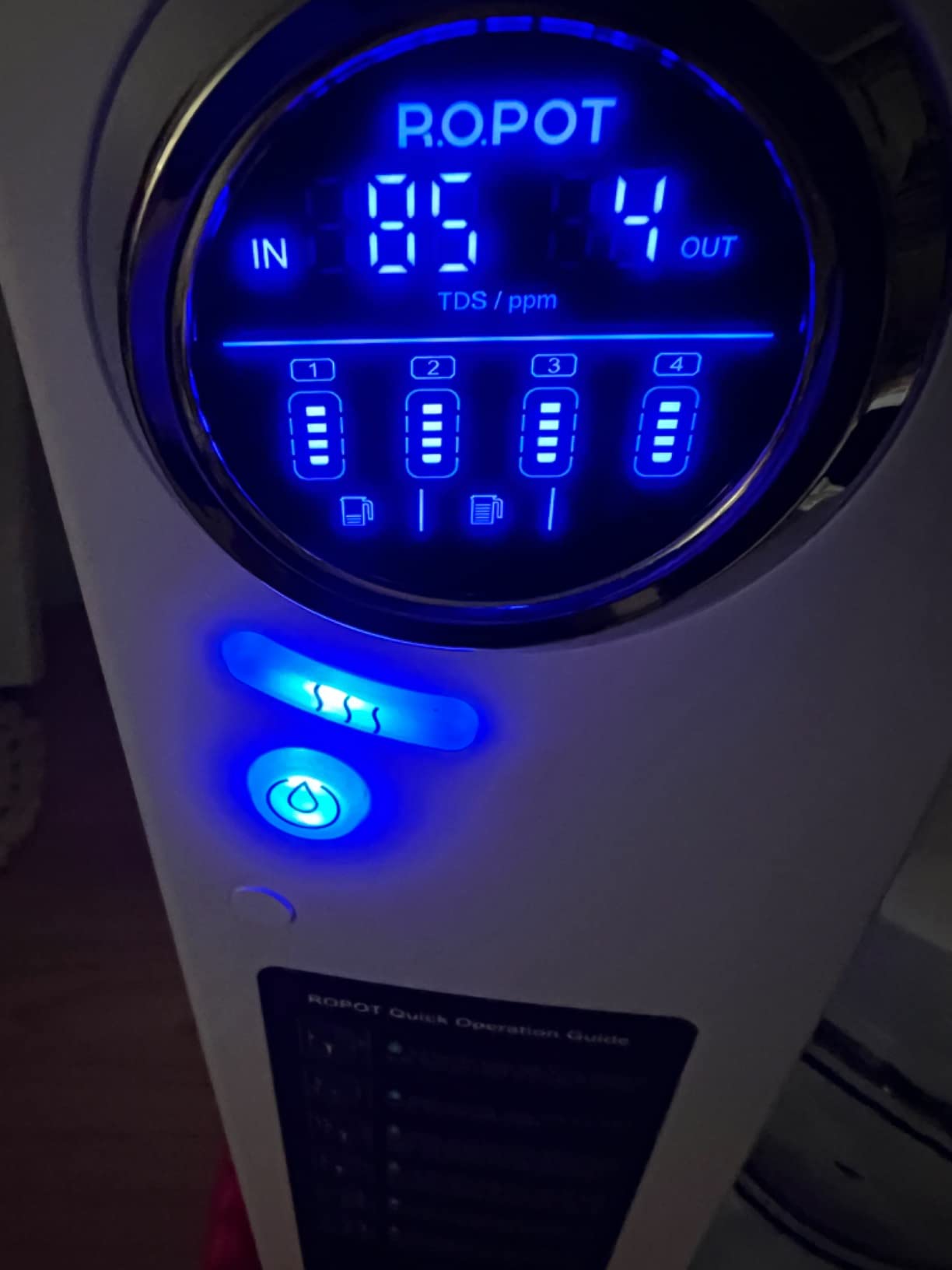 Bluevua RO100ROPOT Countertop Reverse Osmosis Water Filter System customer photo 2