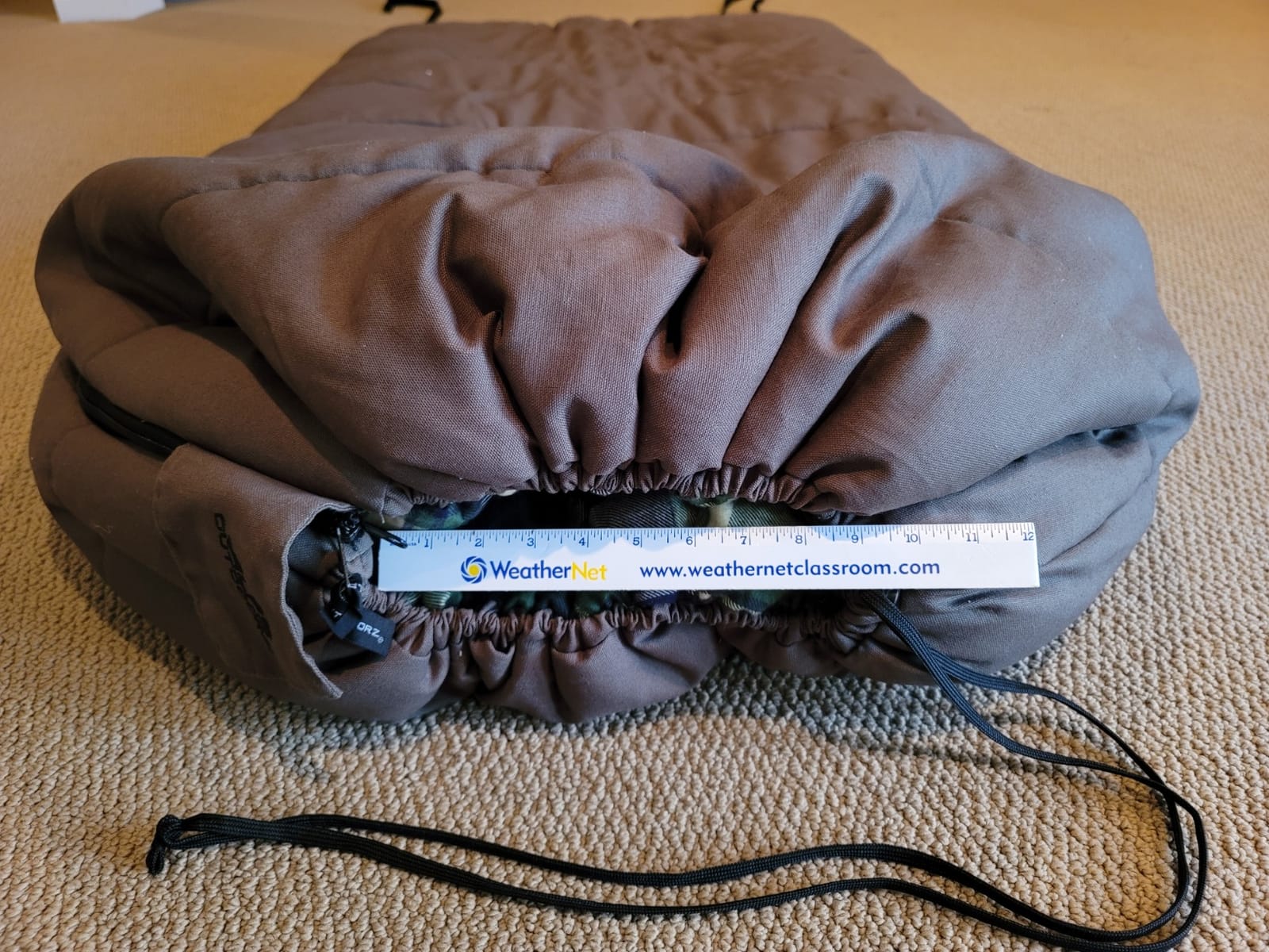 ALPS OutdoorZ Redwood -10°F Flannel-Lined Sleeping Bag with Cotton Canvas Shell, Heavy-Duty Zippers, Oversized Rectangle Design, Cold Weather Camping & Hunting Gear customer photo 2