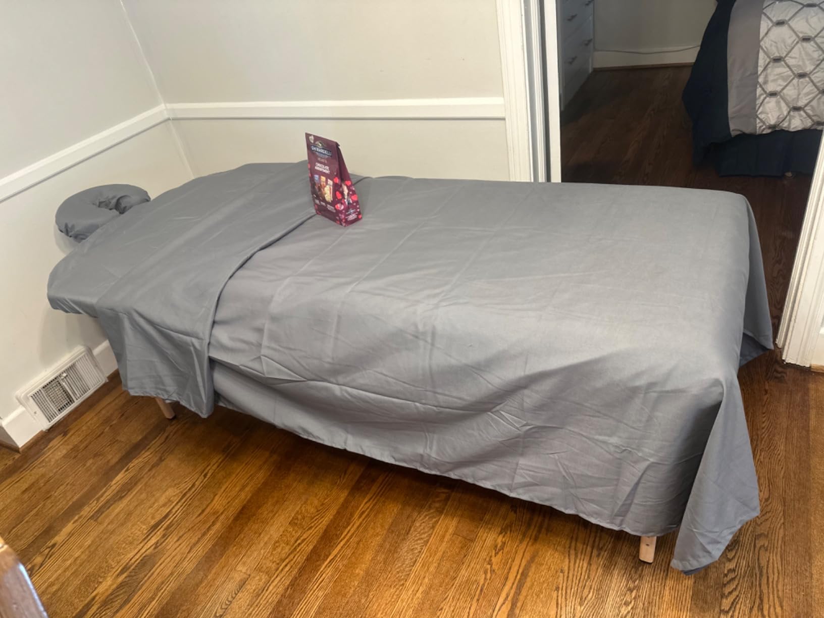 KCC Memory Foam Massage Table Premium Portable Foldable Massage Bed Height Adjustable, 84 Inches Long 28 Inchs Wide Home Salon Spa Bed Tattoo Table with Accessories &Carrying Case, Easy Set Up customer photo 2