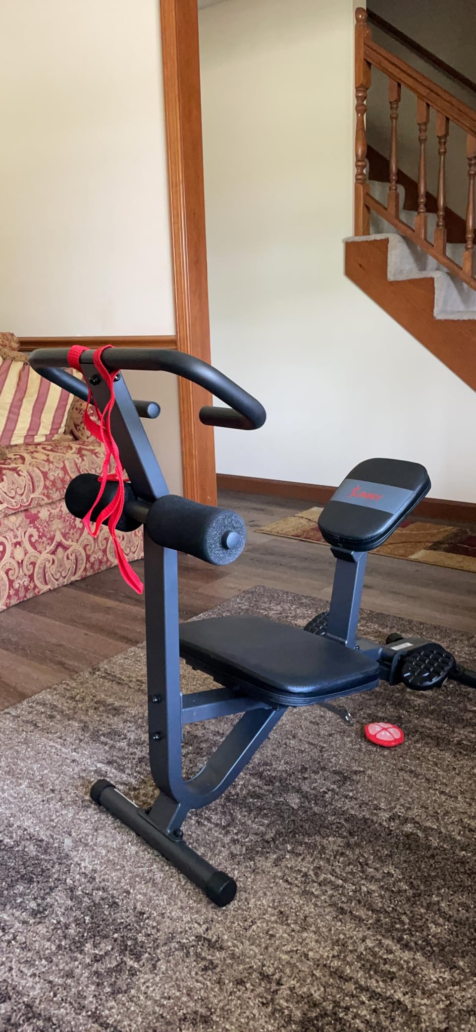 Sunny Health & Fitness Full Body Stretch Machine Back Stretcher Pivot Seat customer photo 2