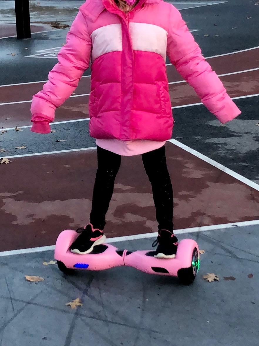 SISIGAD Hoverboard, All Terrain Hoverboards, 8.5'' Two Wheel Self Balancing Scooter with Bluetooth Speaker, Off Road Hoverboards with LED Lights, Music Hoverboards customer photo 1