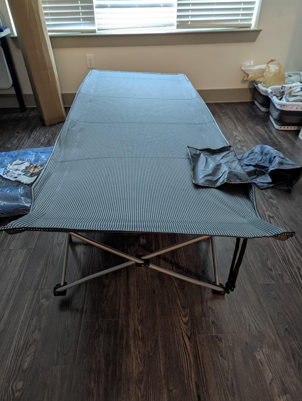 ABORON Camping Cot for Adults, 28 in Wide Folding Bed with Mattress customer photo 1
