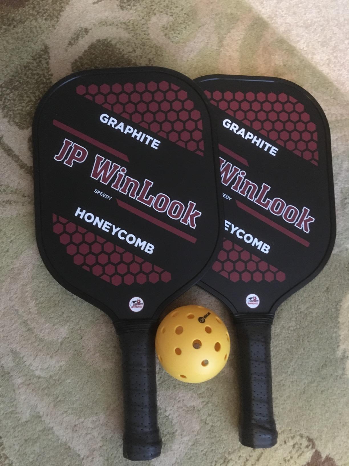 JP WinLook Premium Pickleball Paddles Set – USAPA Pickleball Set - Graphite Carbon Fiber Rackets for Women & Men and Balls for Indoor or Outdoor Play - Racquets, Pickleballs & Carry Bag customer photo 2