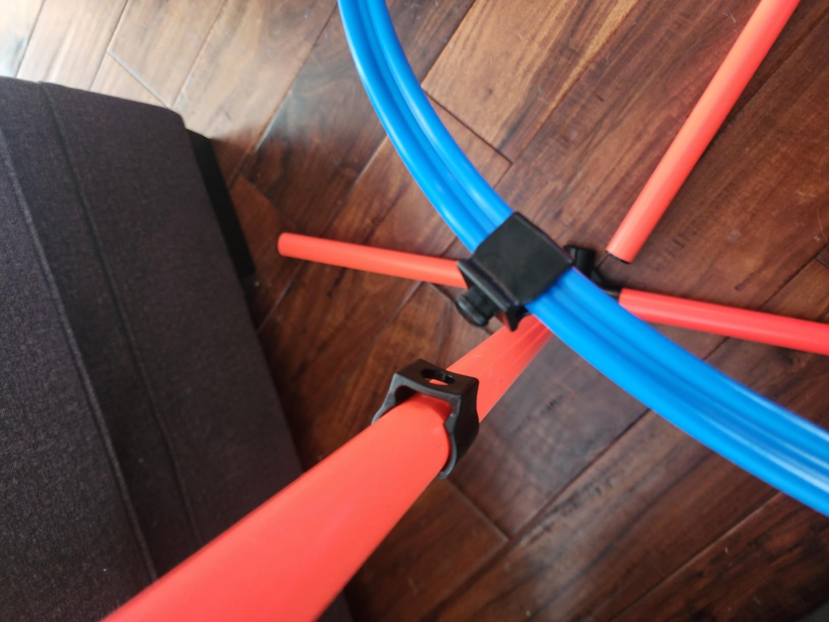 Dog Agility Training Equipment, Obstacle Agility Training Starter Kit for Doggie, Including Tunnel, 13 Weave Poles, Adjustable Hurdle, Jump Ring, Pause Box and Carrying Bag(Blue) customer photo 1