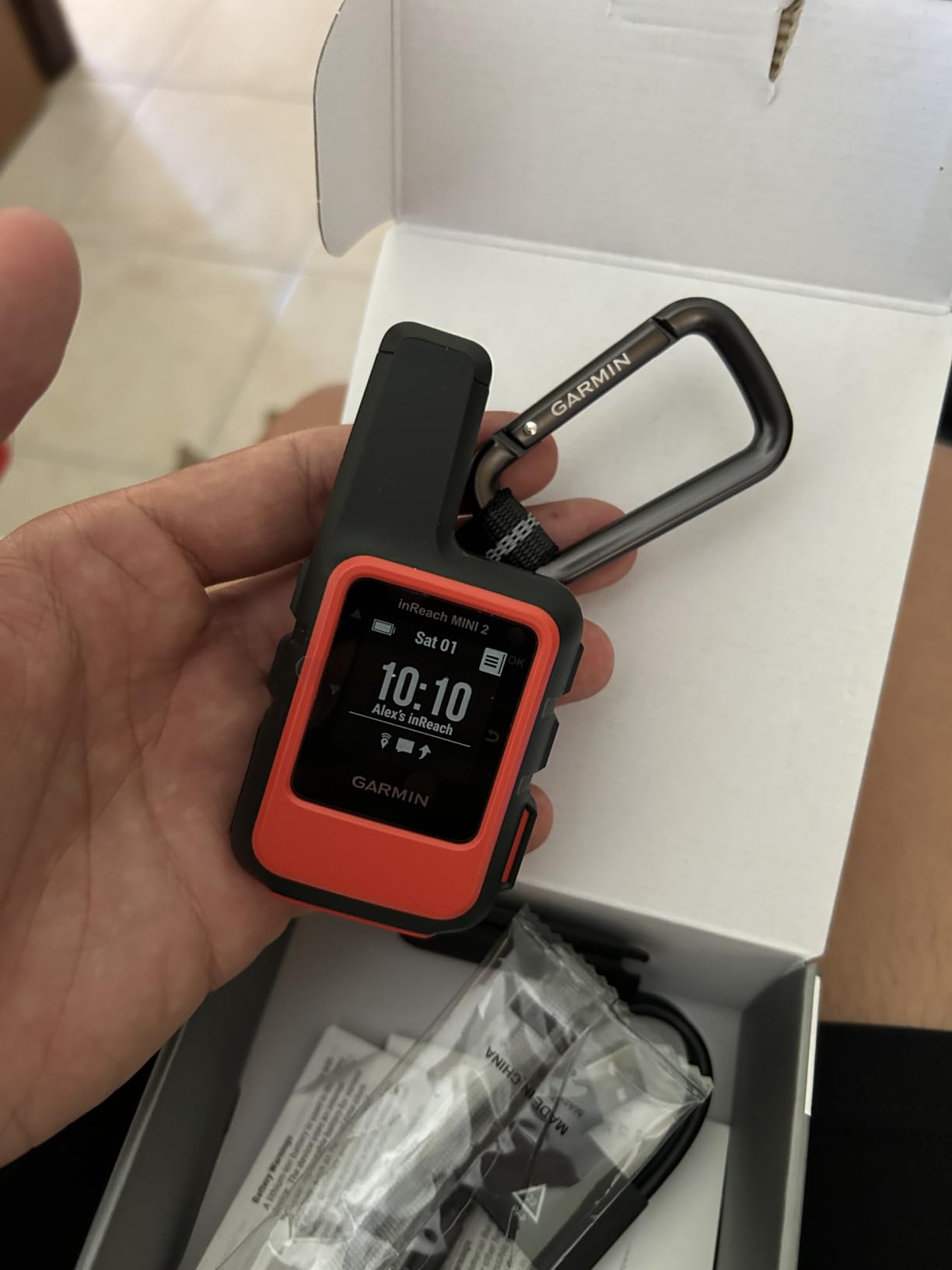 Garmin inReach® Mini 2, Satellite Communicator, Orange customer photo 2