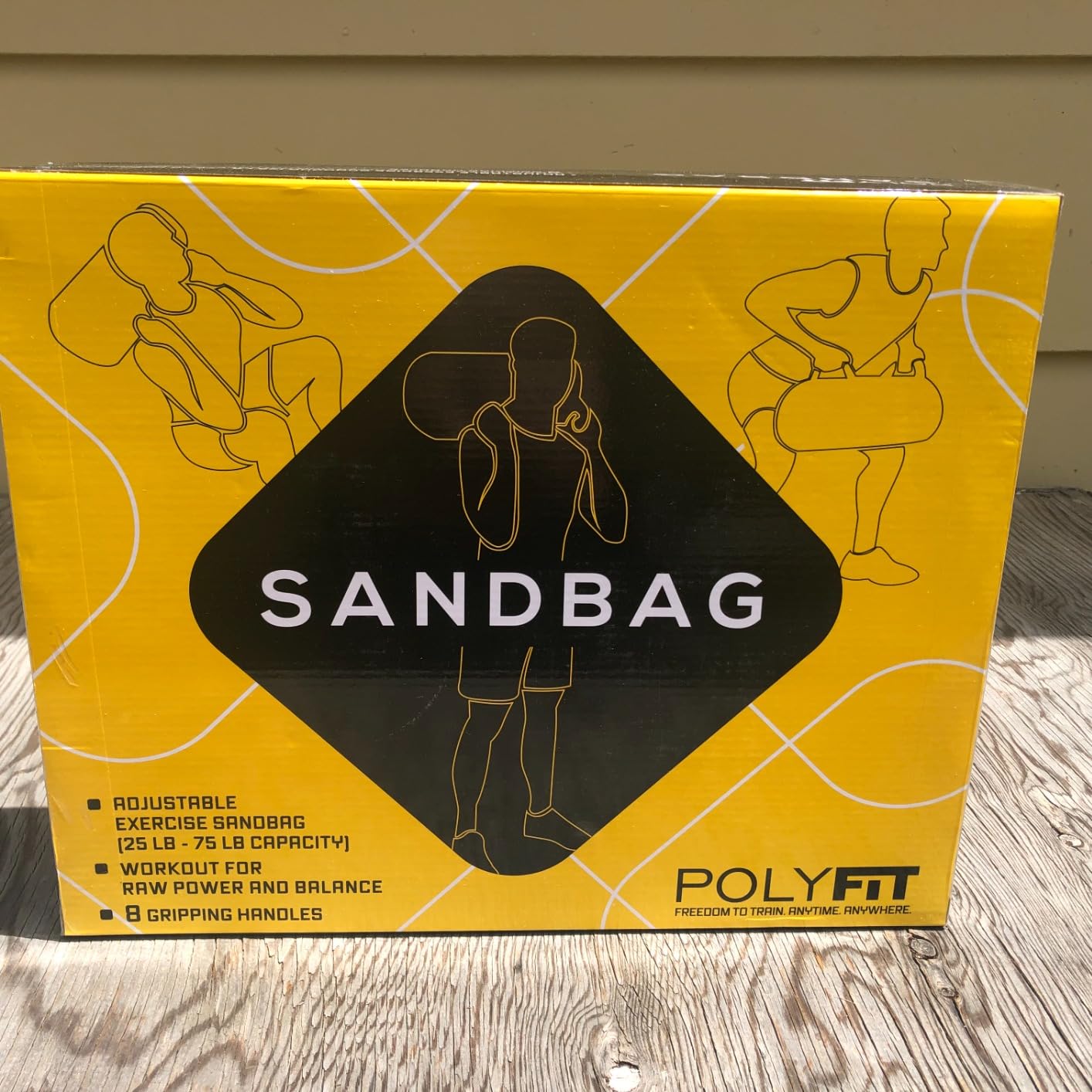 Polyfit Classic Sandbag - Workout Sandbag with 8 Gripping Handles customer photo 1