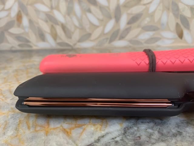 Vanessa Pro 2 Inch Titanium Flat Iron, Easy One Pass Styling for Thick Hair, Wide Plate Hair Straightener Covers More Hair customer photo 1