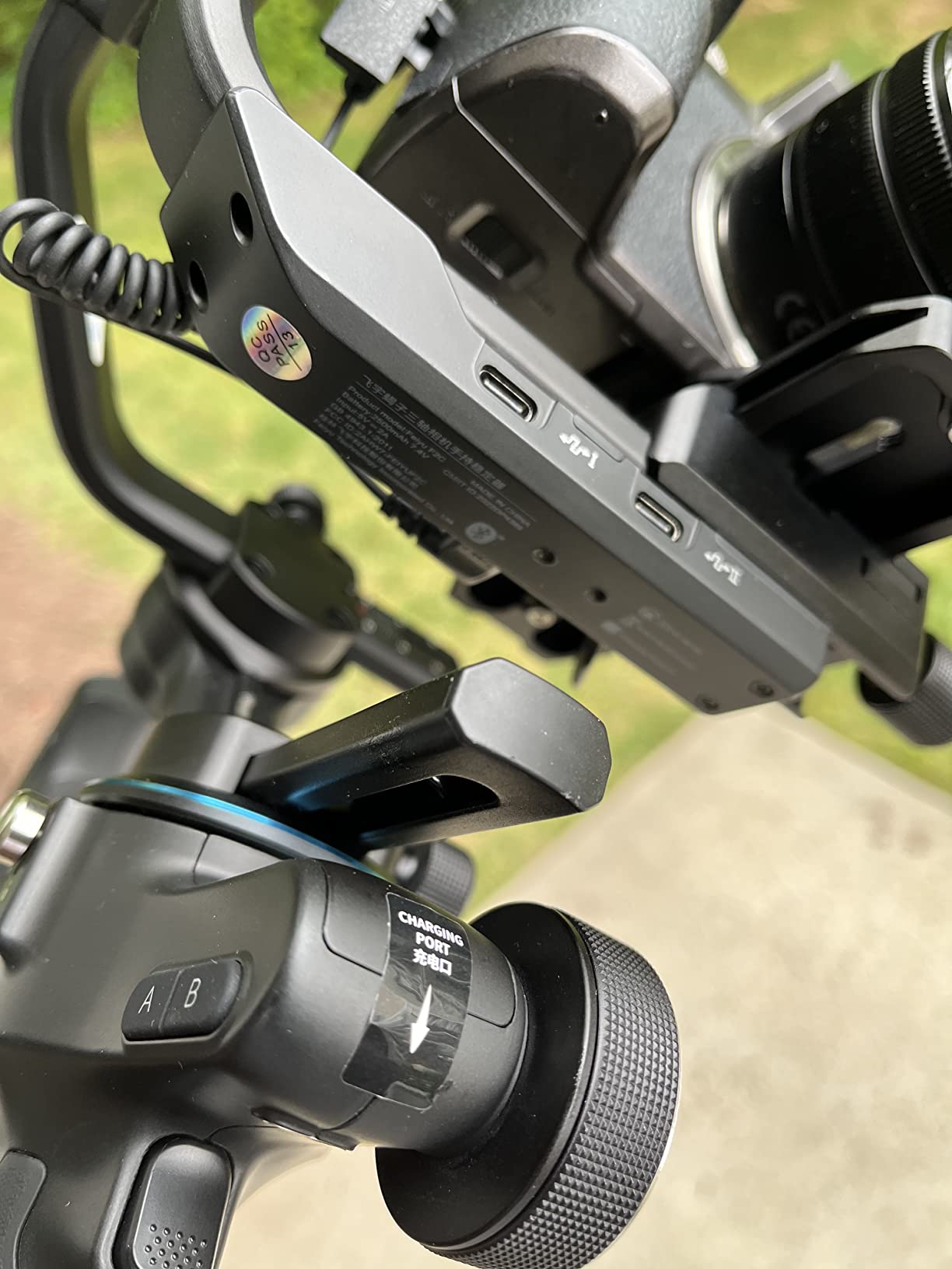 FeiyuTech SCORP-C Gimbal Stabilizer for Cameras DSLR and Mirrorless Camera, 3-Axis Camera Gimbal, 5.5lbs Payload, for Sony α7IV A6300/A6400 A7S3 a9/a7 for Canon 5D3/80D for Nikon D7500/Z5/Z6 II customer photo 1