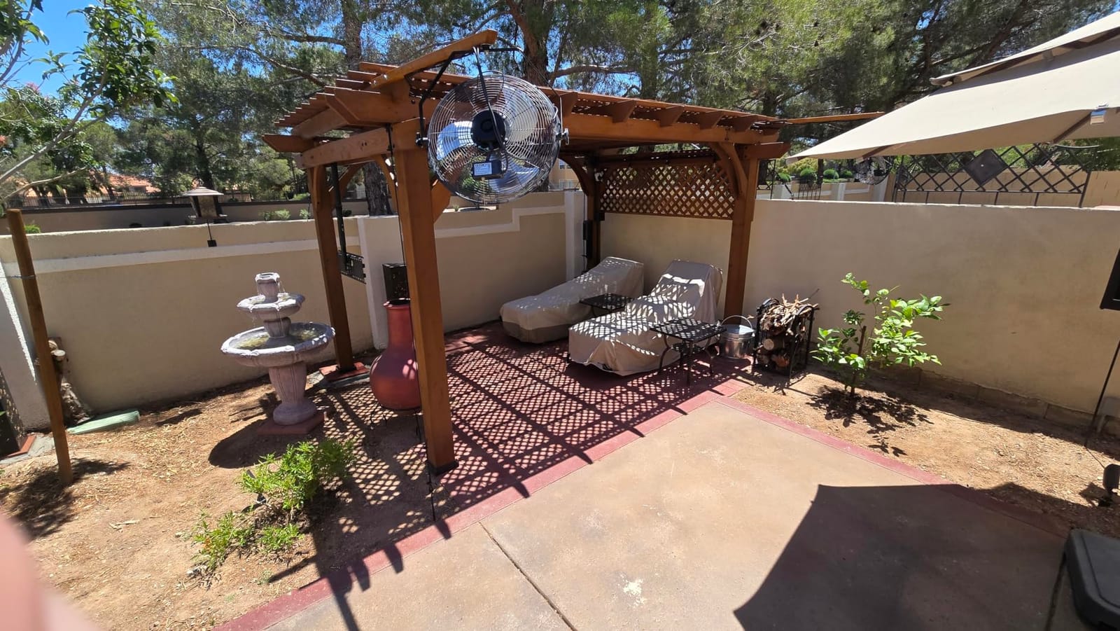 Backyard Discovery Beaumont 16' x 12' Traditional Cedar Wood Pergola Kit with Trellis Roof, All-Season Durability, High-Wind Rating, PowerPort, Shade for Outdoor Patio, Deck, Garden, and Entertaining customer photo 1