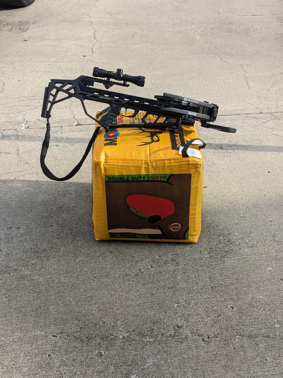 CenterPoint Wrath 430 FPS 200 LBS Compound Crossbow - 9 Inch Cocked Bullpup with Silent Crank customer photo 1