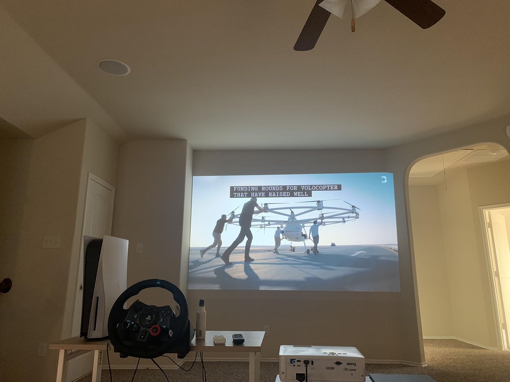 BenQ TH685P 1080p Gaming Projector HDMI 4K Supported, 120hz Refresh Rate 3500 Lumens, 8.3ms Low Latency, Enhanced Game Mode, Auto Keystone, Built-in Speak, 3 Year Industry Leading Warranty customer photo 2