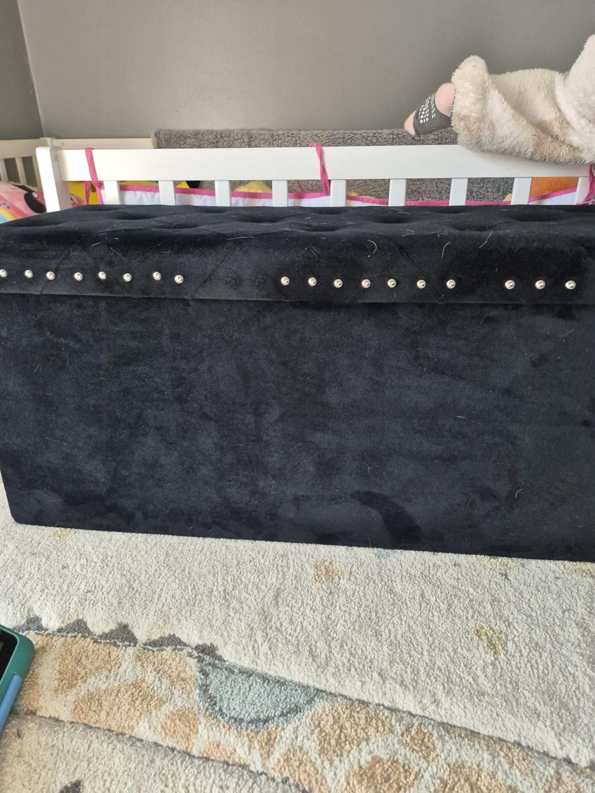 B FSOBEIIALEO Storage Ottoman Bench, 43
