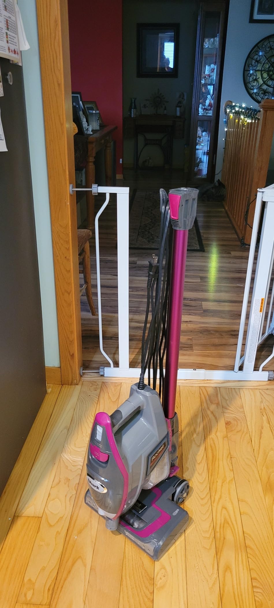 Shark Rocket Pro DLX Corded Stick Vacuum, XL Cup, Handheld, Fuchsia, HV371 customer photo 2