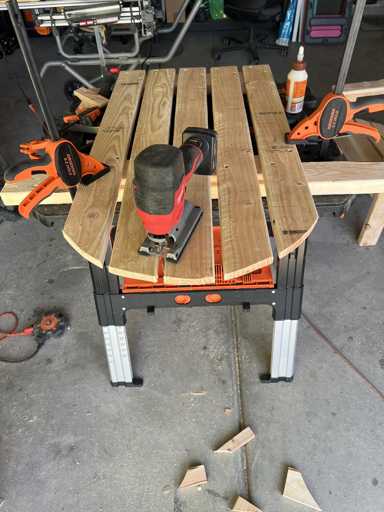 Pony Portable Folding Work Table, Workbench & Sawhorse customer photo 1
