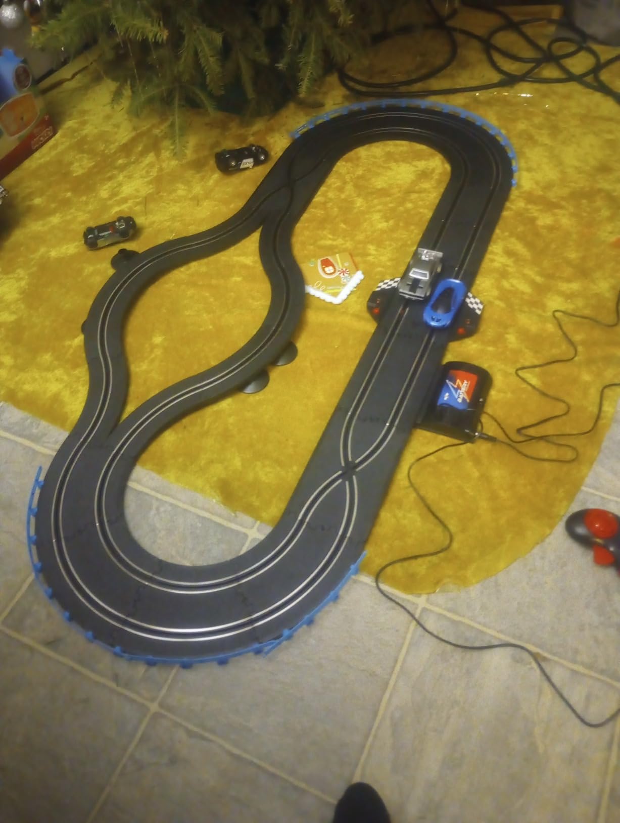 Slot Car Race Track Sets, Electric Race Car Track Set, 2 High Speed Tracks customer photo 2