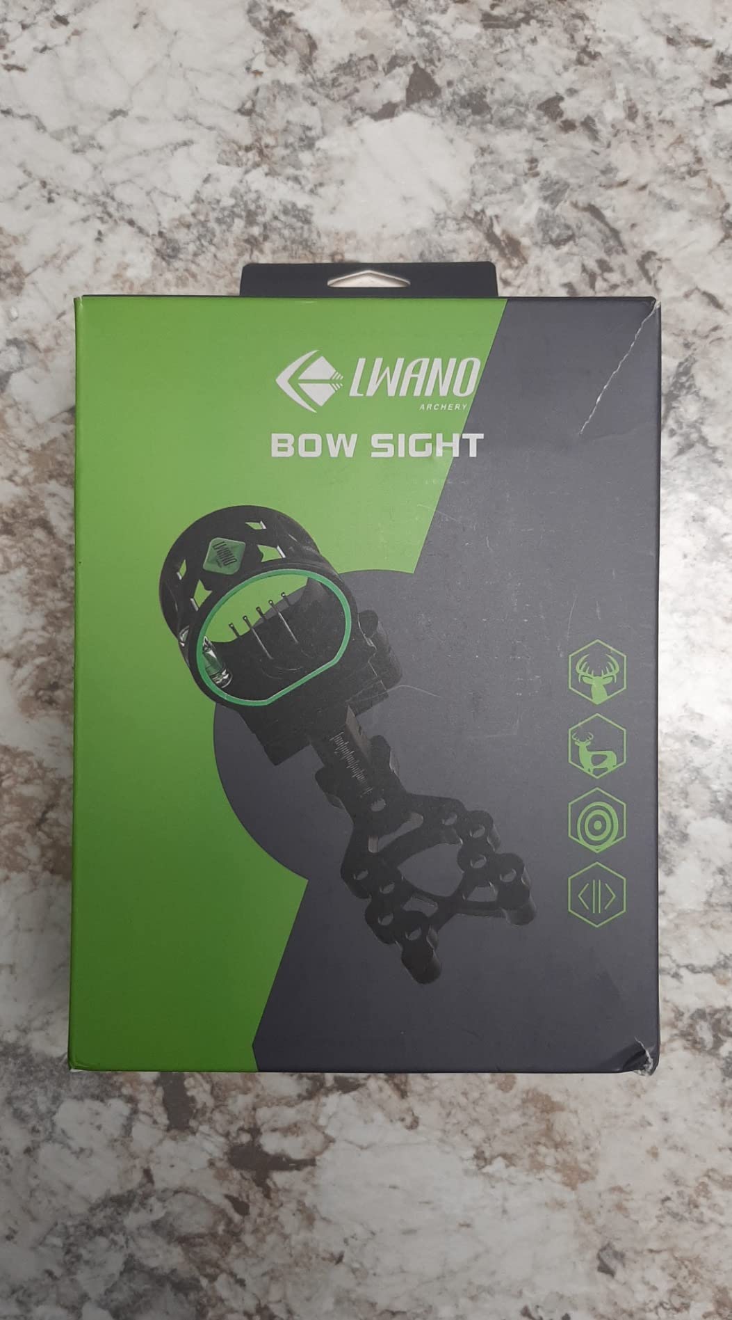 LWANO 5 Pin Bow Sight with Rheostat Light and Reversible Mount Design customer photo 2
