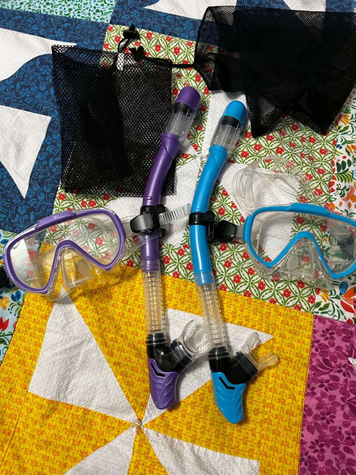 Seovediary Snorkeling Gear for Adults, Anti-Fog Mask with Dry Top Snorkel customer photo 2