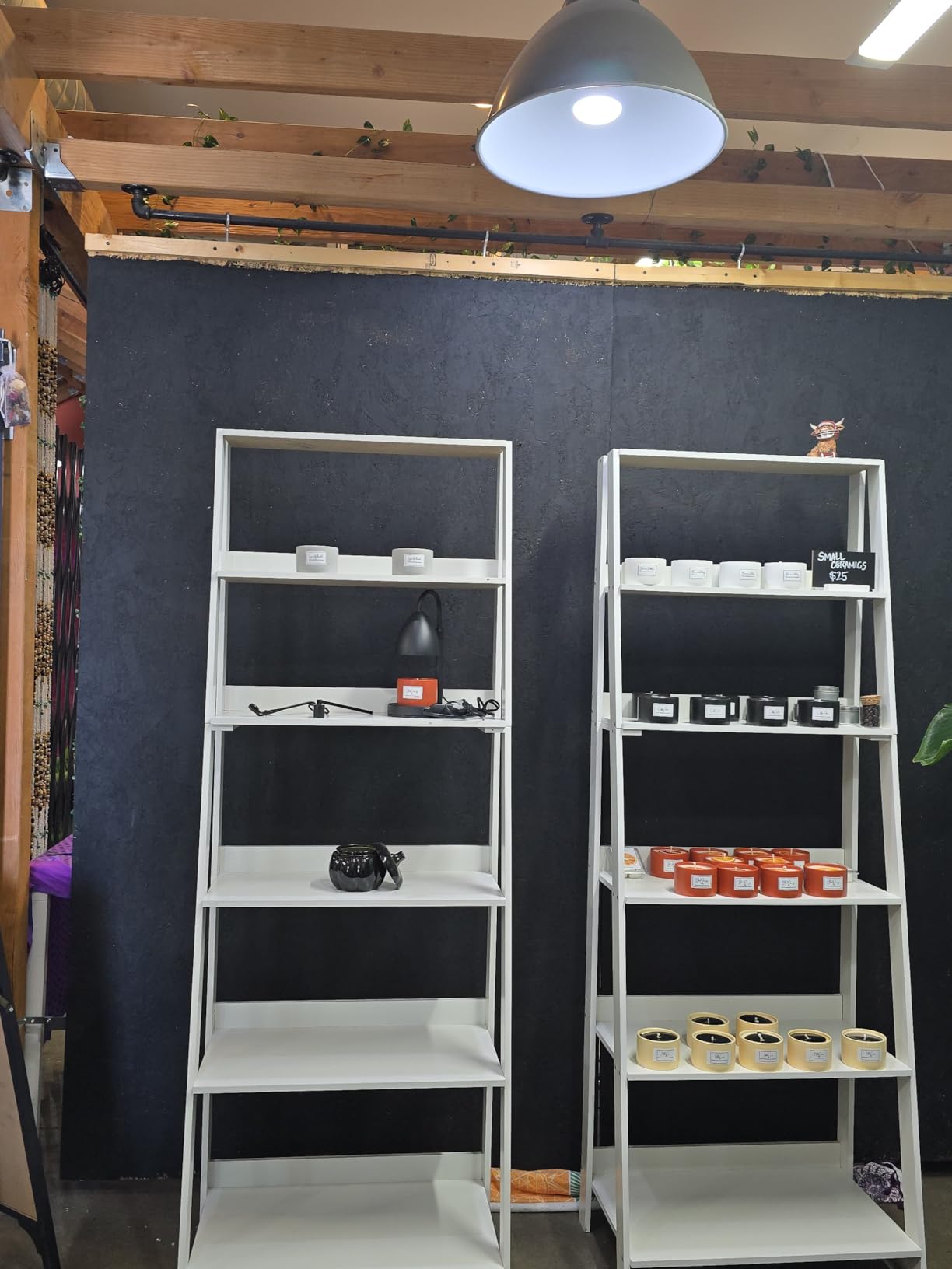Furinno Ladder Bookcase Display Shelf, 5-Tier, Espresso customer photo 1