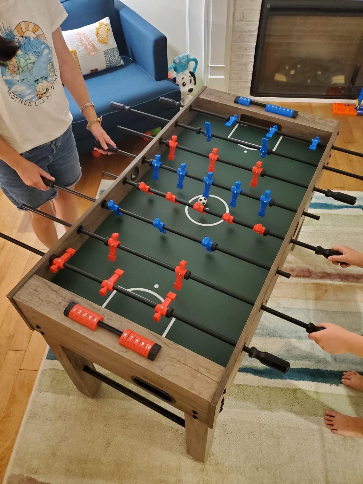 GoSports 48 Inch Foosball Table for Home, Office or Game Room – Choose Color customer photo 2