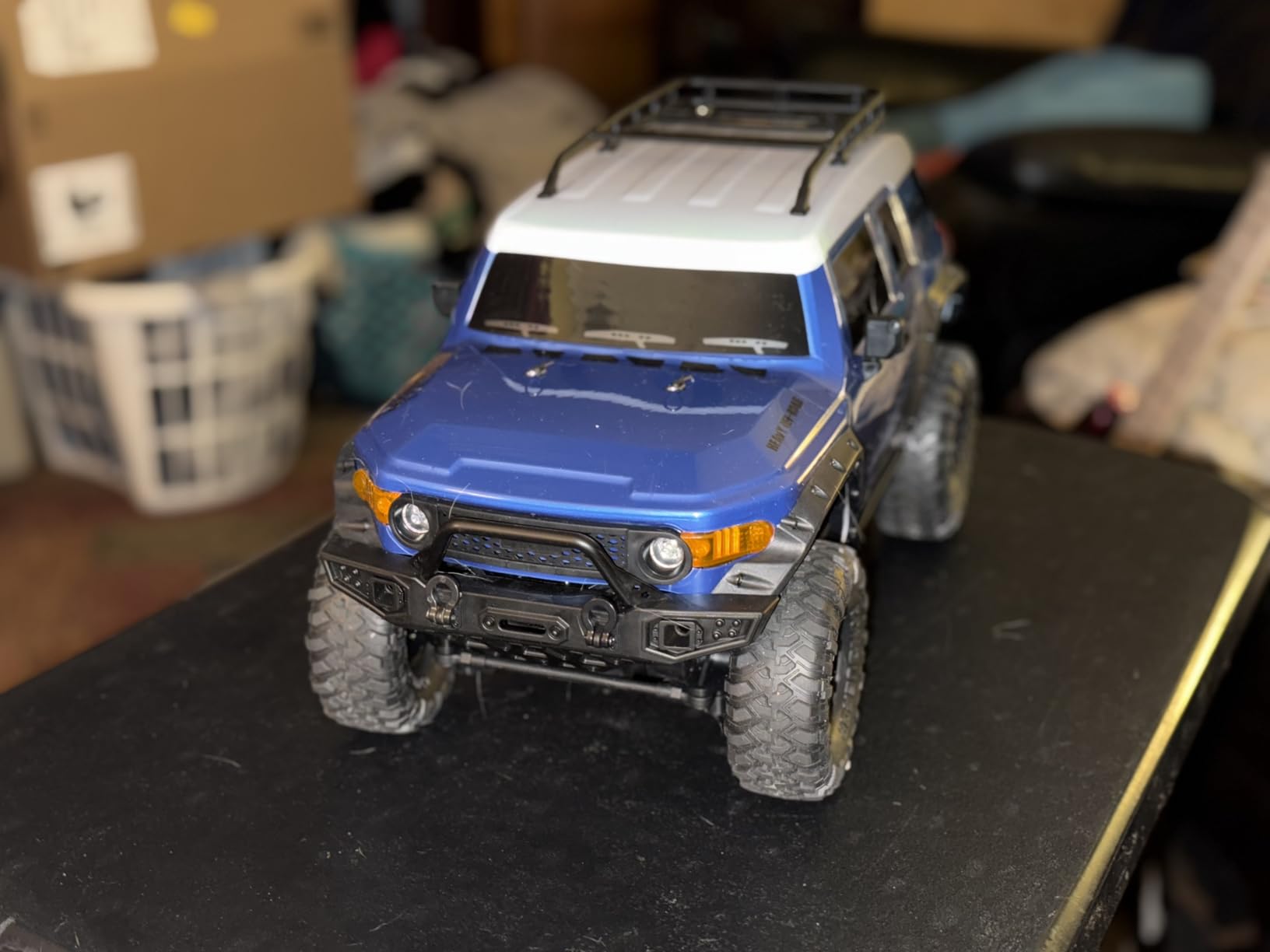 RC Cars RC Crawler 1/10 Scale RTR Remote Control Car 4WD 2.4GHz Brushed Offroad Racing Hobby Grade Model Vehicle with LED Lights 2Pcs Battery Toy for Kids and Adults customer photo 1
