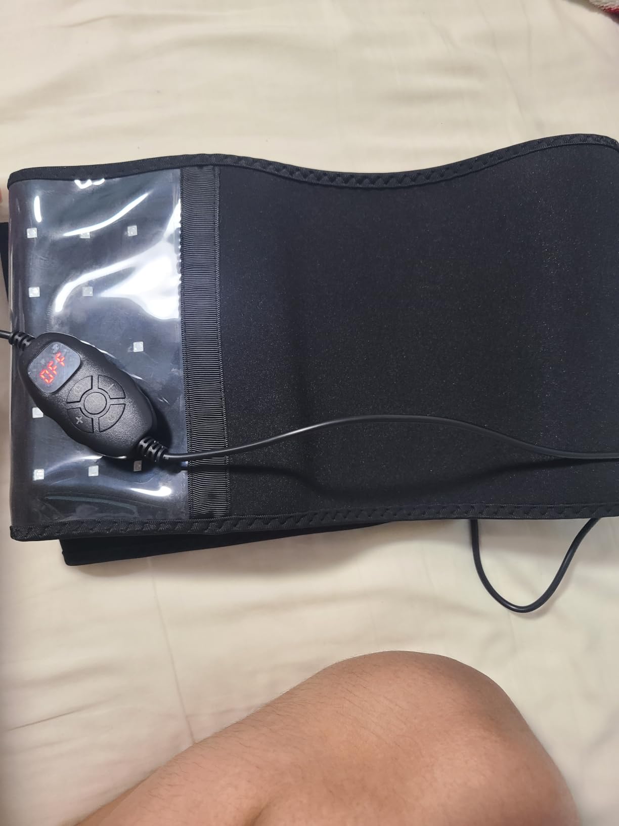 USUIE Red Light Therapy Belt, Infrared Light Therapy Wrap Red Light Therapy Device for Body with Timer for Women Men Gift customer photo 1