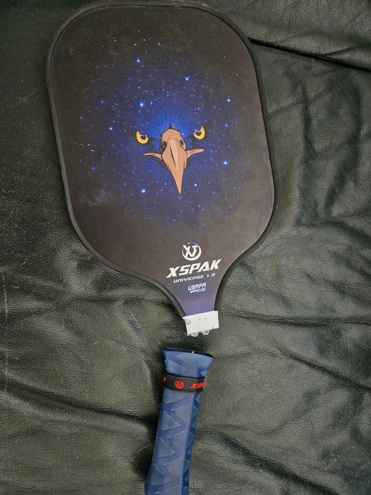 XSPAK PRO Series Thermoformed T700SC Tournament Carbon Fiber Pickleball Paddle, USAPA Certified Honeycomb Core with Comfort Cushion Grip, Dominant Power & Larger Sweet Spot customer photo 1
