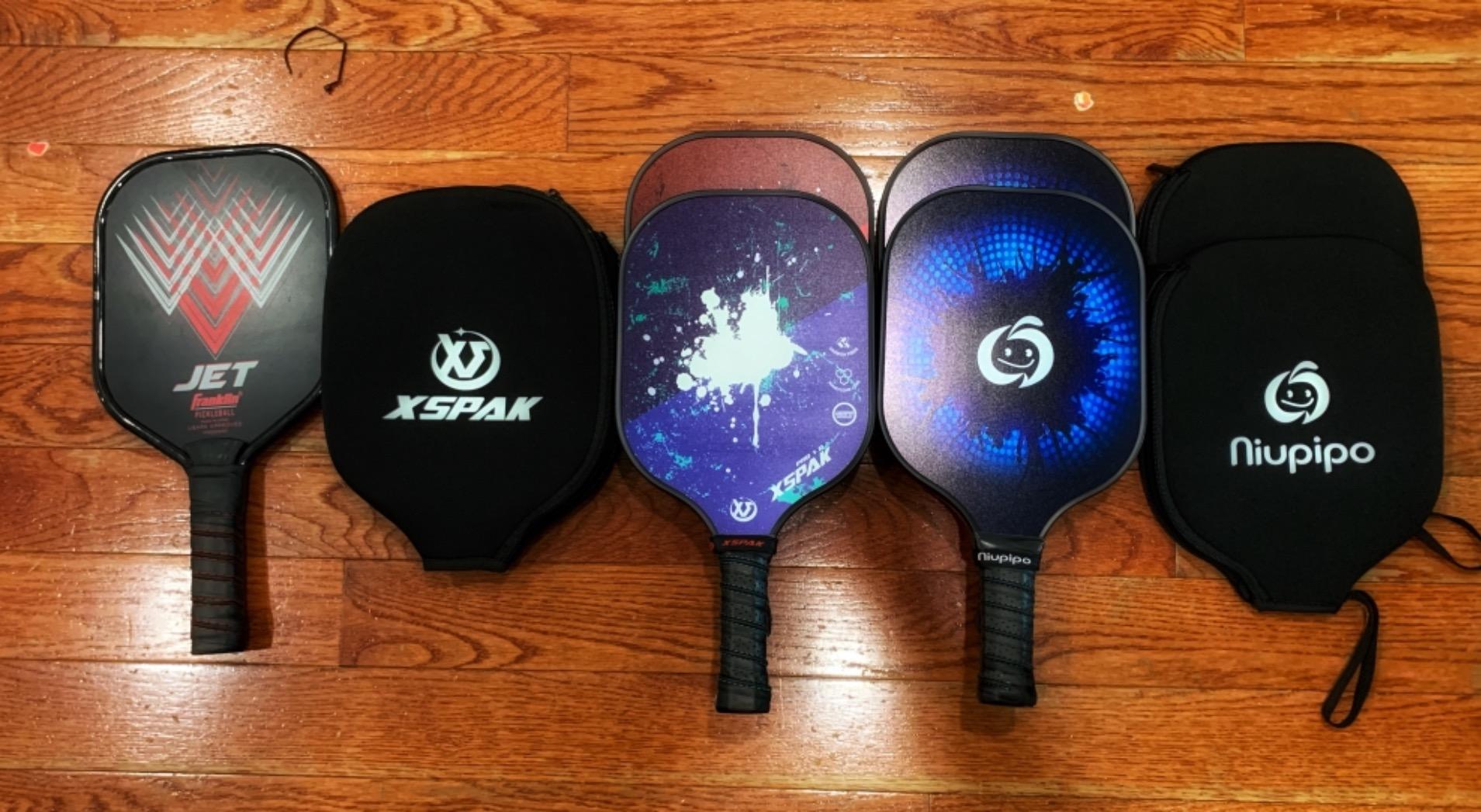 XSPAK PRO Series Thermoformed T700SC Tournament Carbon Fiber Pickleball Paddle, USAPA Certified Honeycomb Core with Comfort Cushion Grip, Dominant Power & Larger Sweet Spot customer photo 2