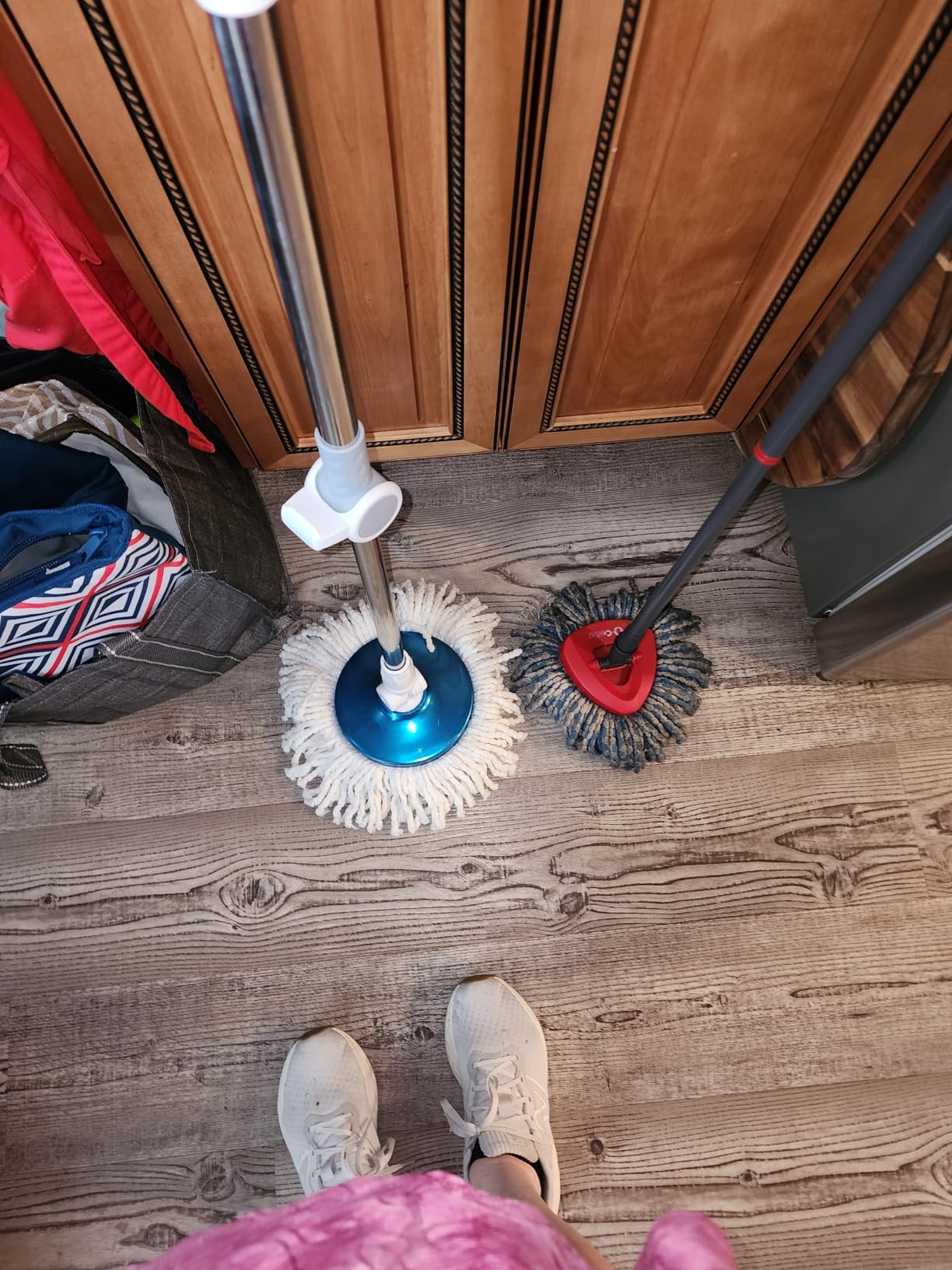 Michao Spin Mop Bucket Deluxe 360 Spinning Floor Cleaning System customer photo 1