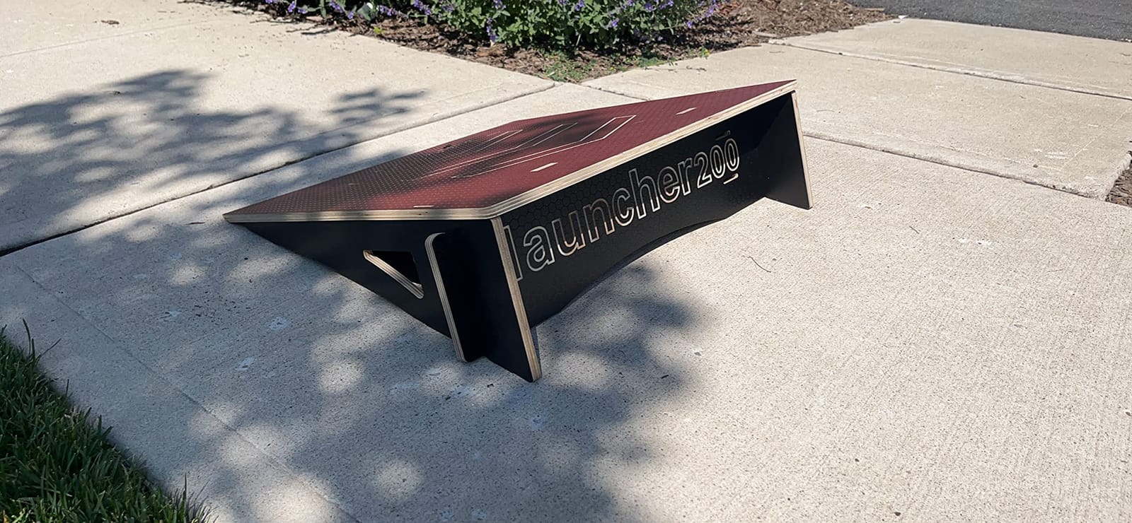 Kids Jumping Ramp for Skateboard, Bike, Scooter, BMX, RC Car and Dirt Bike, 25.2 in, Black customer photo 2