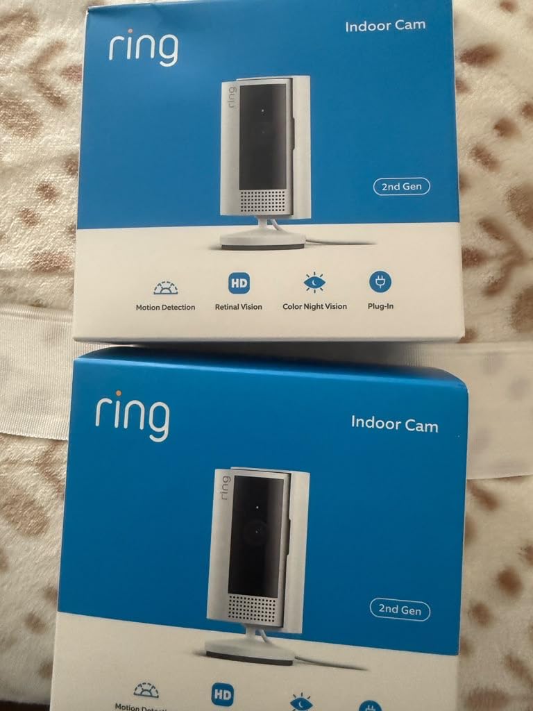 Ring Indoor Cam (newest model) - Home or business security in 1080p HD video, Black customer photo 2