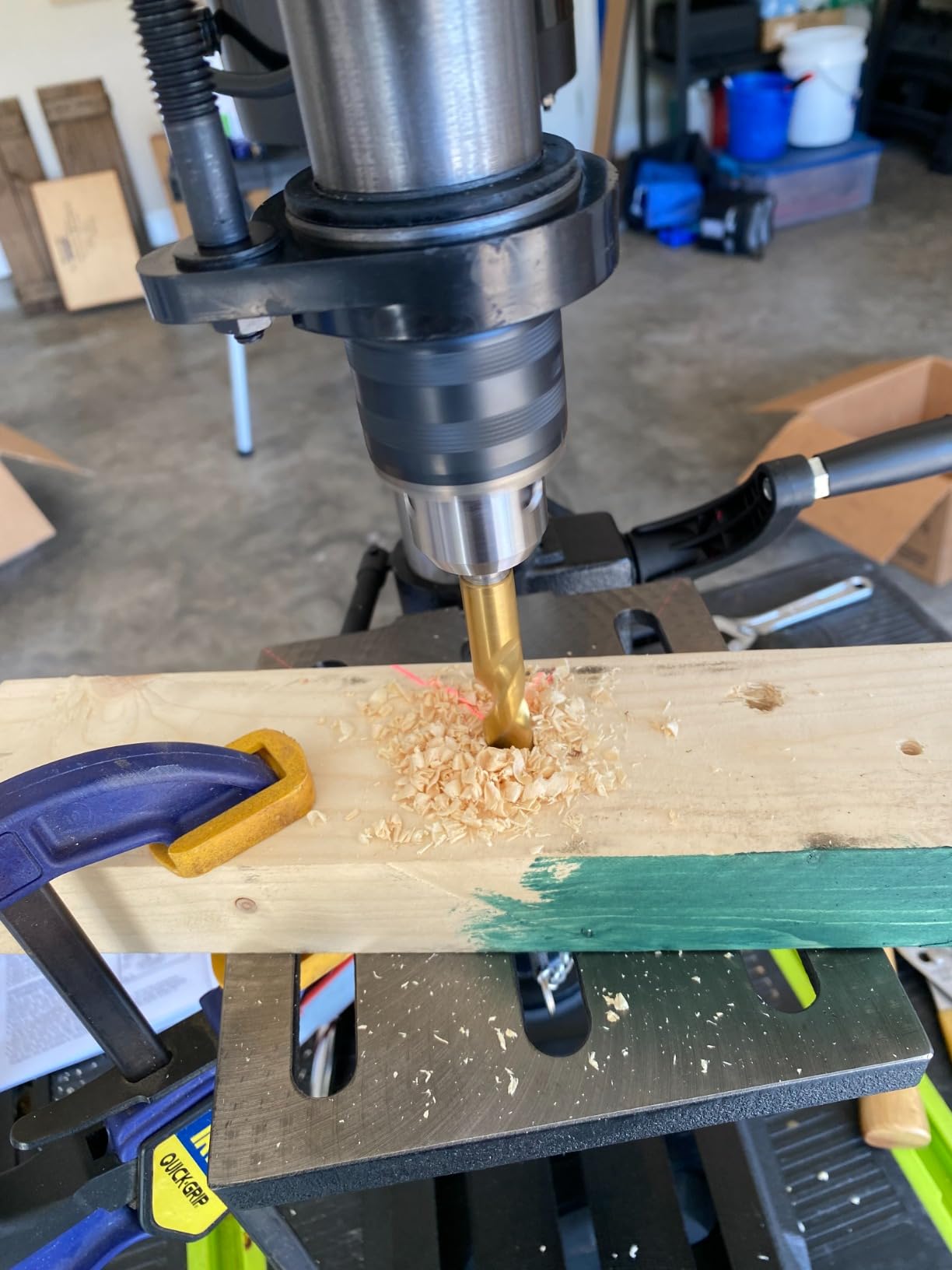 BUCKTOOL 10-Inch Drill Press 6.2 Amp 3/4 HP Bench Drill Press customer photo 1