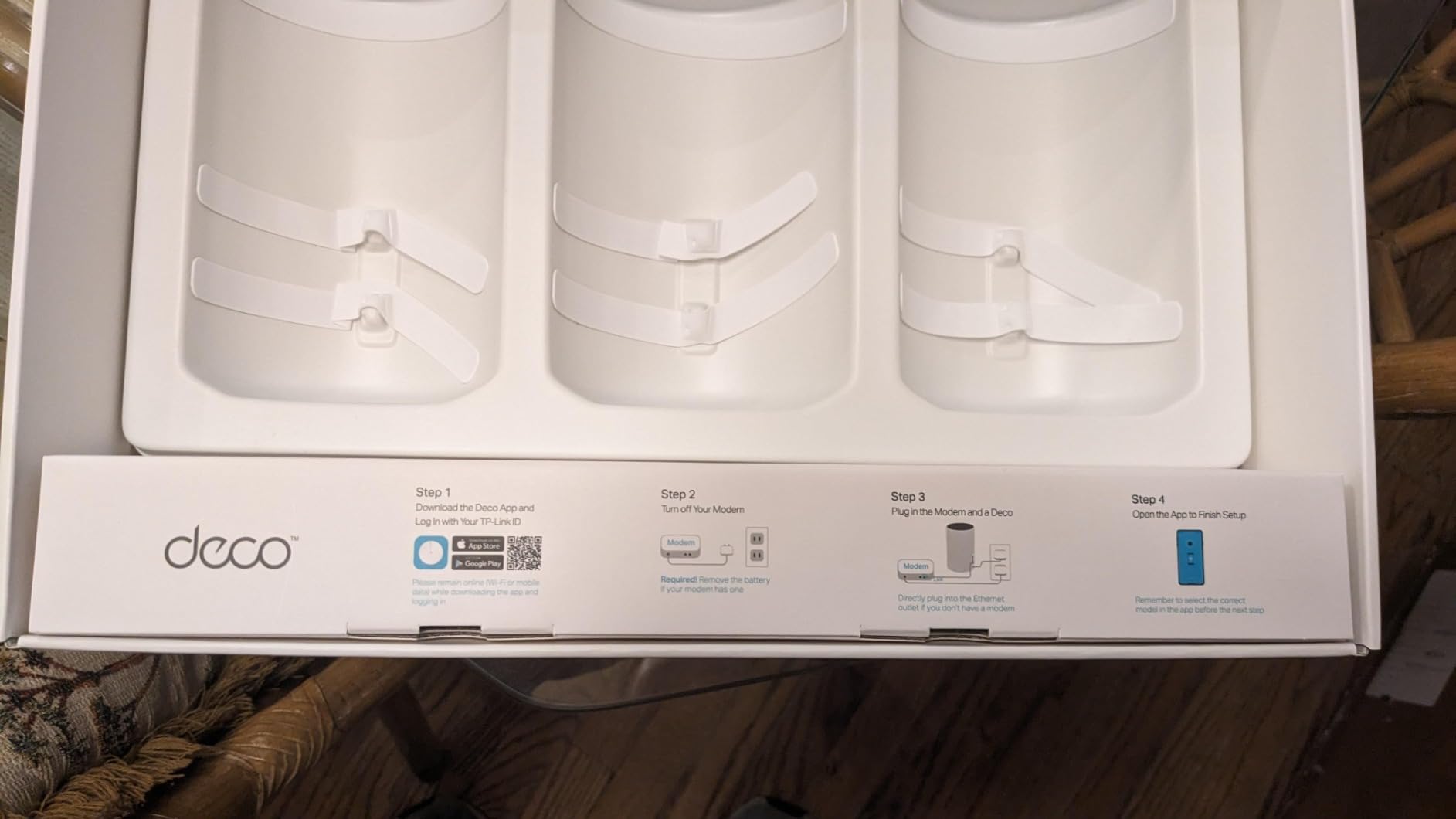 TP-Link Deco XE75 Pro AXE5400 Tri-Band WiFi 6E Mesh System (3-Pack) | Covers up to 7,200 Sq. Ft. customer photo 2