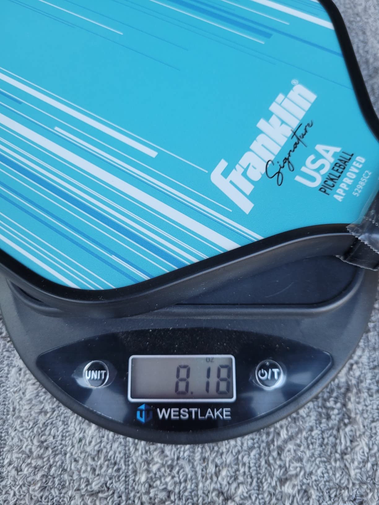 Franklin Sports Pro Pickleball Paddles - Signature Series Pro Pickleball Paddle with MaxGrit Surface - USA Pickleball (USAPA) Approved Tournament Pickleball Paddles - 13mm + 16mm Polypropylene Cores customer photo 2