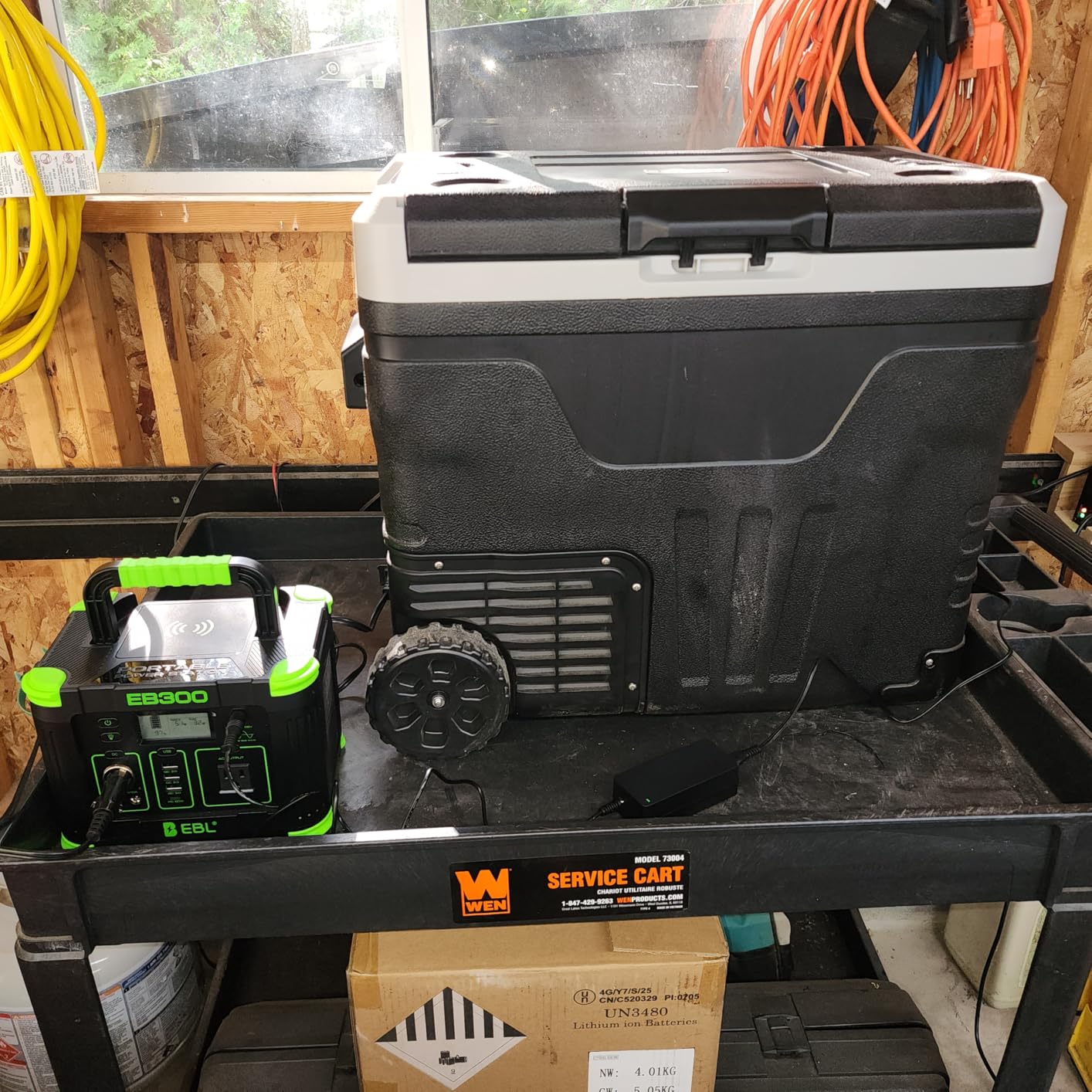 Portable Power Station 500W, 519.48Wh/140400mAh Solar Generator Backup | Lithium Battery Pack Power Supply with 2 AC Outlets, PD 60W USB-C Power Bank for Outdoor RV Camping, Home Outage, Emergency customer photo 2