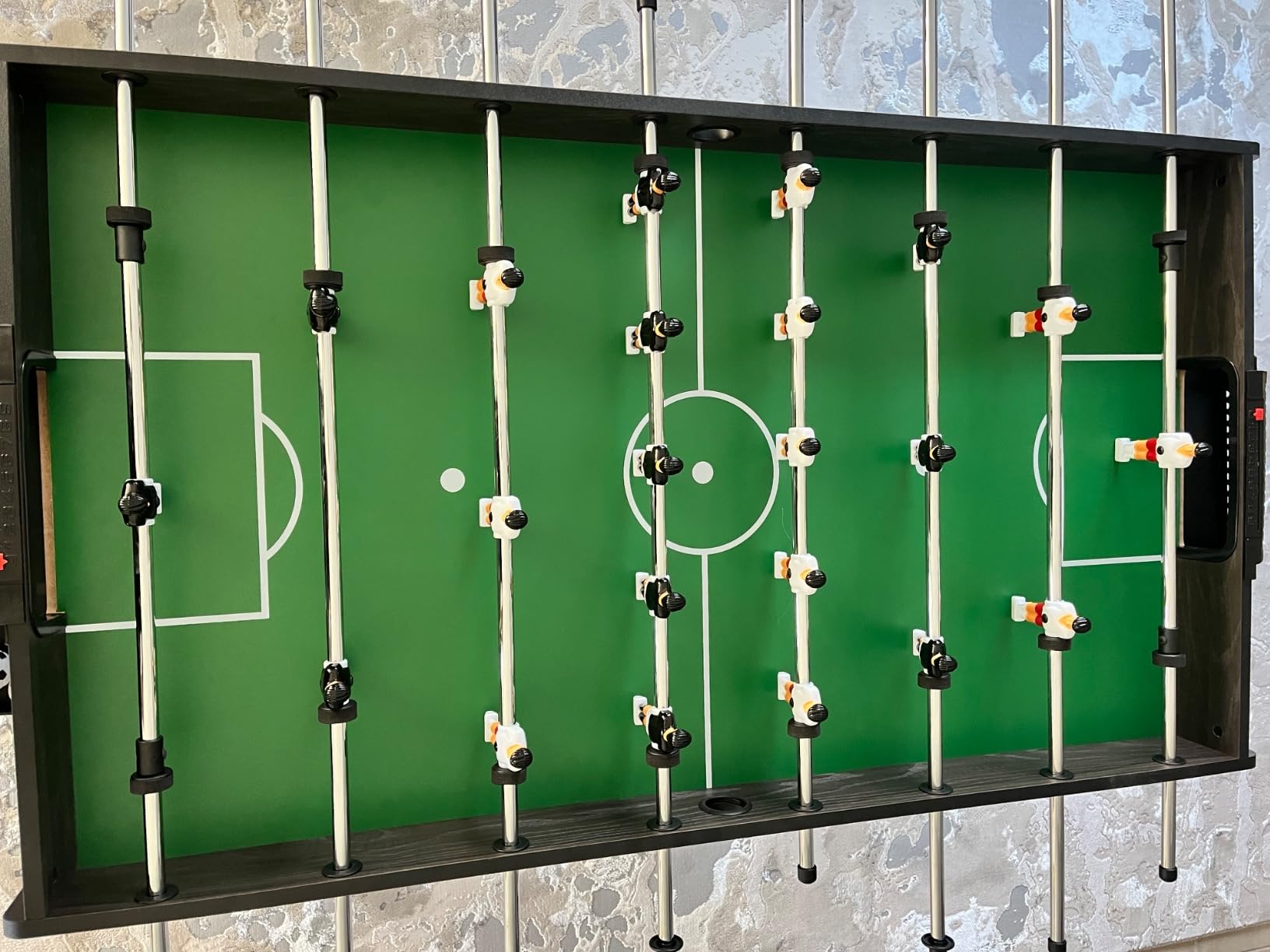 SereneLife Folding Foosball Table, 4’ x 2’ Full Competition Size Foldable Space Saving Table Soccer for Home, Arcade Game Room, for Indoor or Outdoor, Family Game Night, Perfect for Kids and Adults customer photo 1