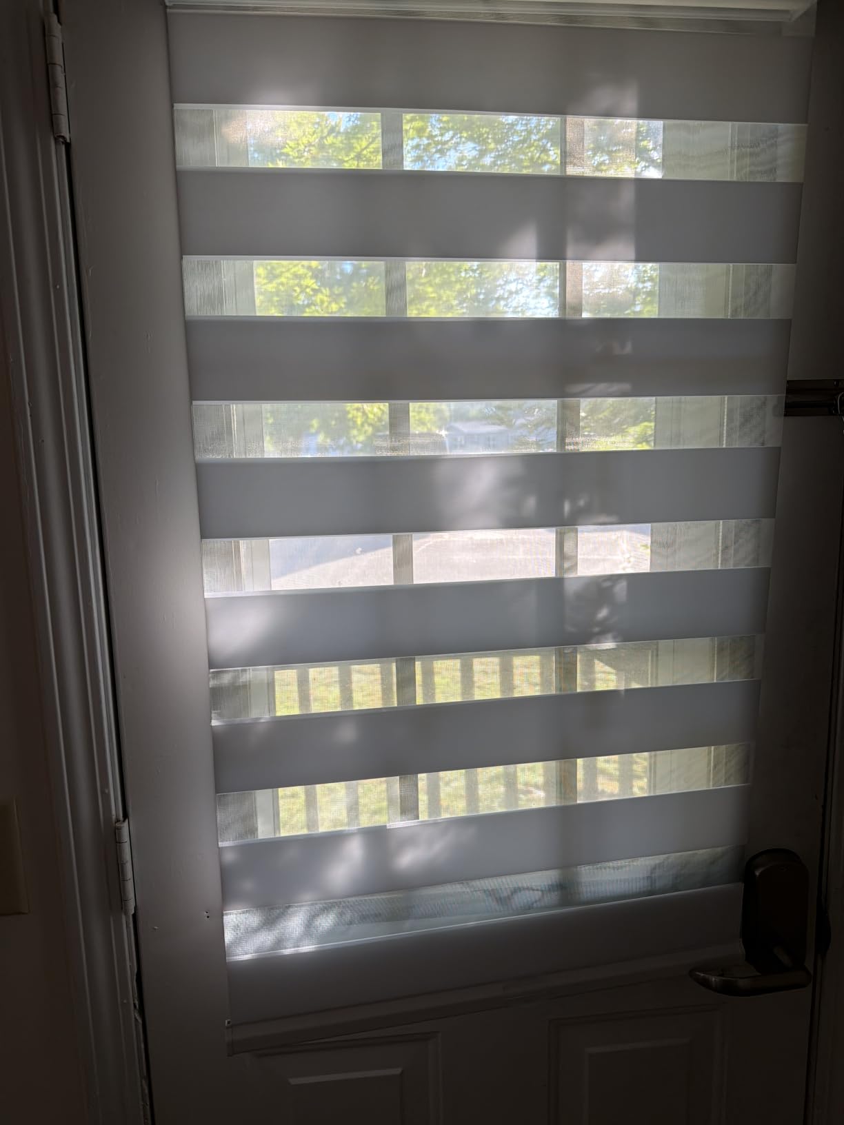 Persilux Cordless Zebra Blinds for Windows Free-Stop Window Blinds (34