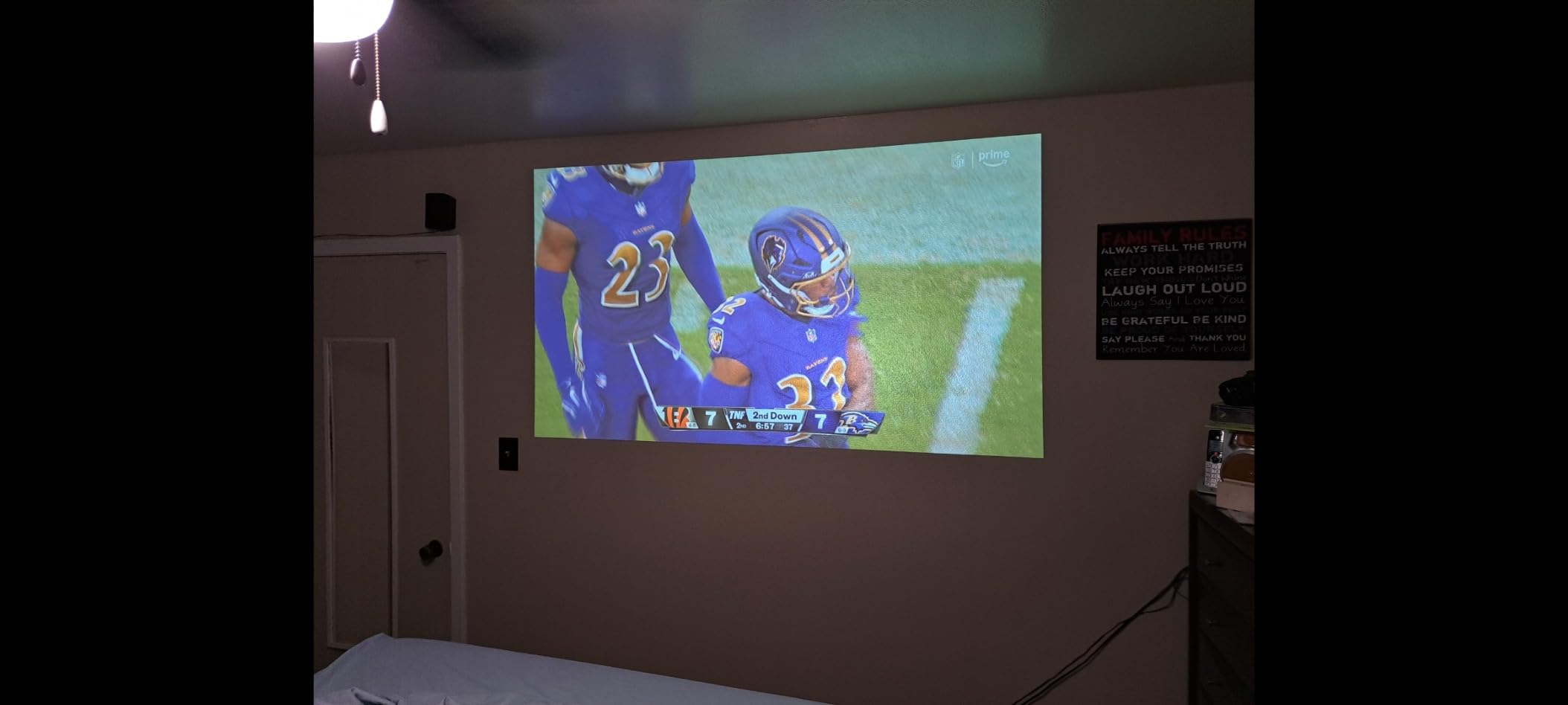Optoma UHD38x Bright, True 4K UHD Gaming Projector | 4000 Lumens | 4.2ms Response Time at 1080p with Enhanced Gaming Mode | Lowest Input Lag on 4K Projector | 240Hz Refresh Rate | HDR10 & HLG, White customer photo 2