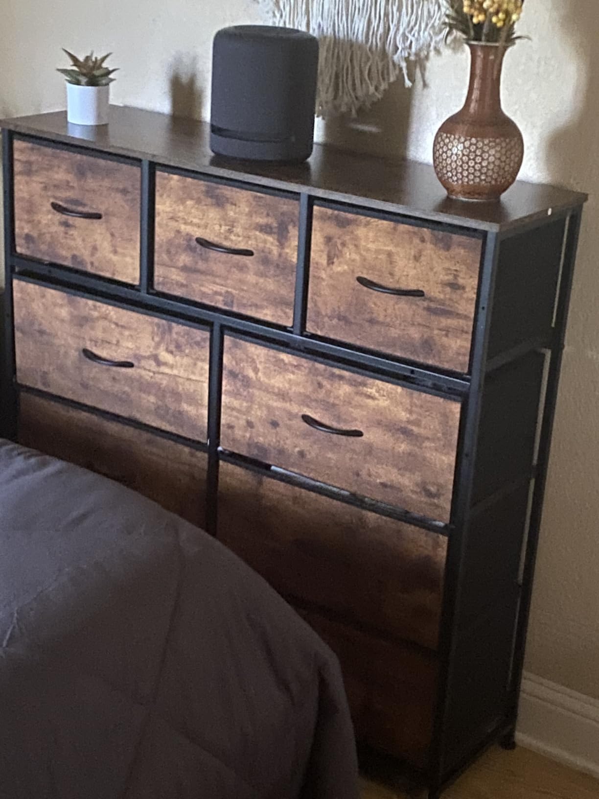 WLIVE Tall Dresser for Bedroom, 9 Drawer Chest of Drawers, White customer photo 1