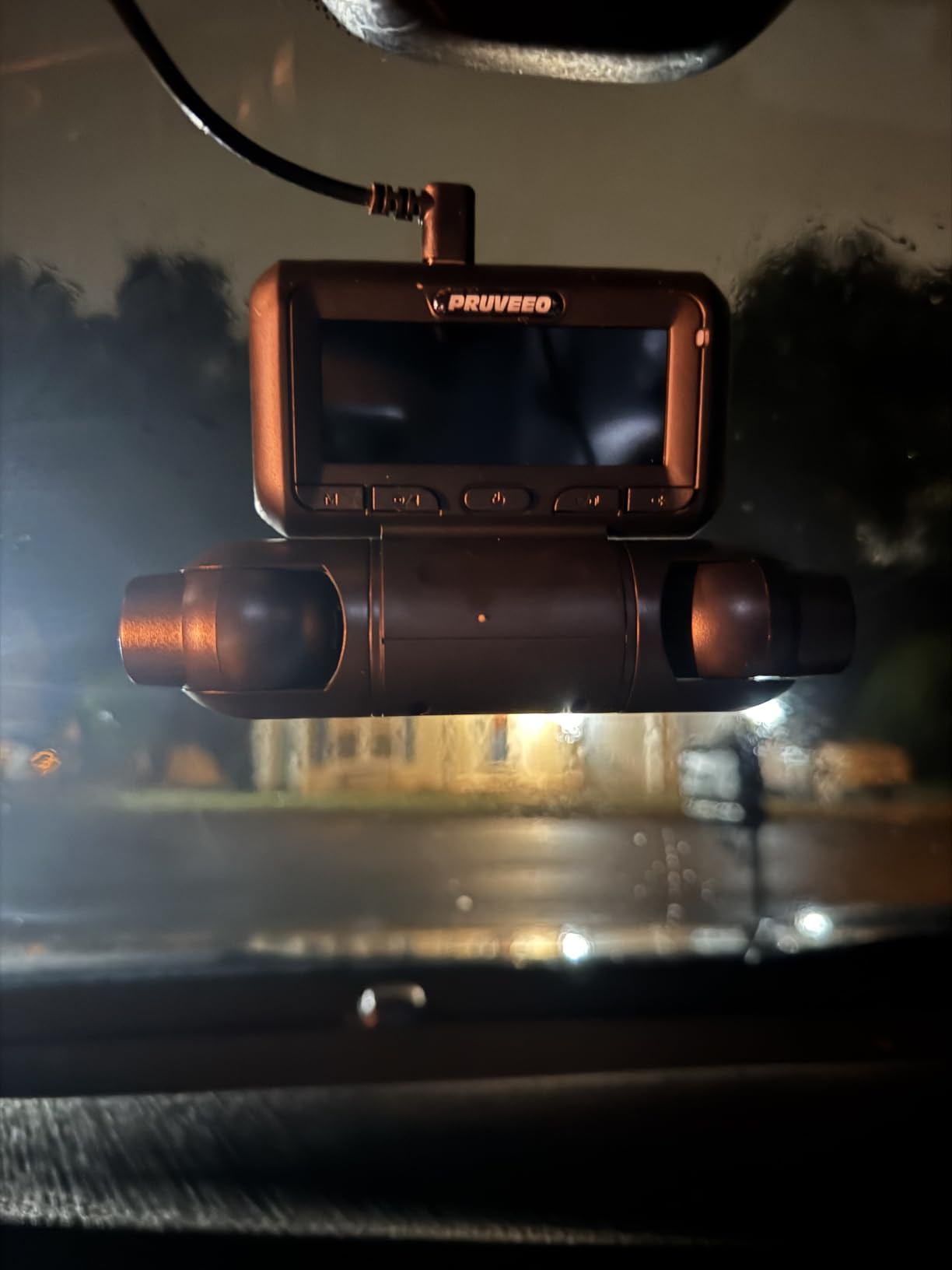 PRUVEEO 360 Degree 4 Channel Dash Cam Front and Rear Inside Left Right, Dash Camera for Cars, Built-in GPS WiFi Night Vision, 24/7 Recording Parking Mode Monitor, 128G Card Included customer photo 1