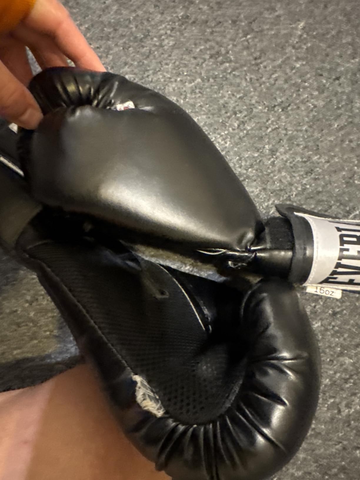 Everlast Prostyle 2 Boxing Gloves, Entry Level Training Gloves for Men and Women, Secure Fit Hook and Loop Closure & Ventilation, Heavy Bag & Speedbag Training customer photo 1