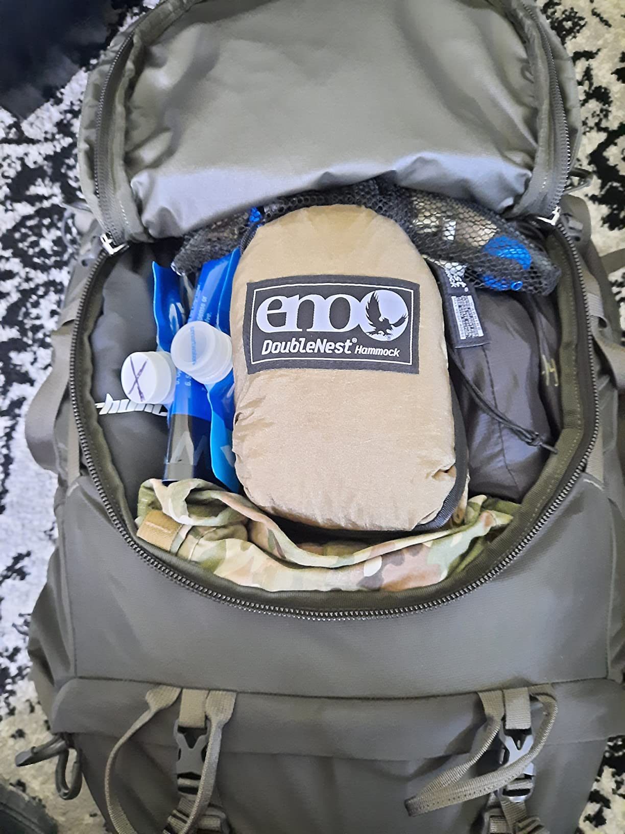 Osprey Kestrel 58L Men's Backpacking Backpack, Black L-XL customer photo 2