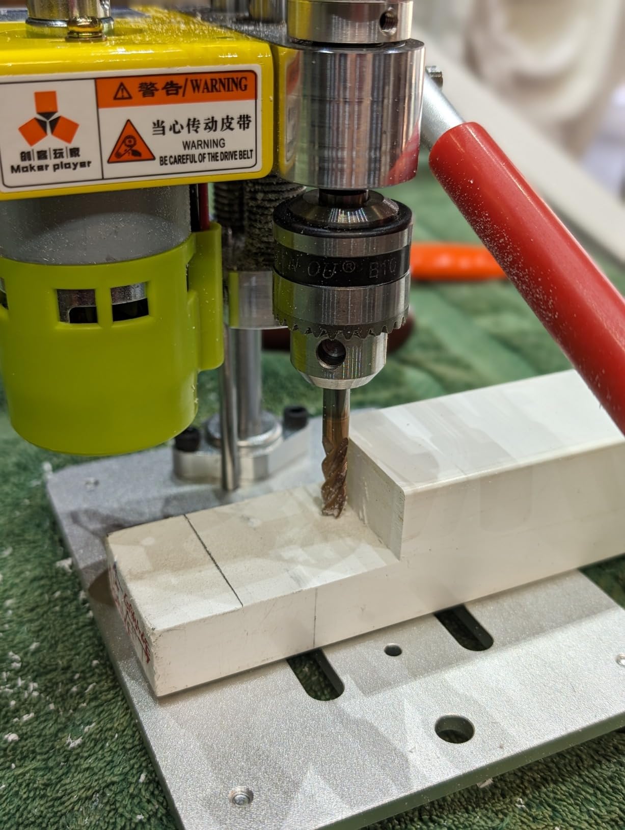 Precision Mini Drill Press Benchtop Driller Machine B10 Upgraded customer photo 1