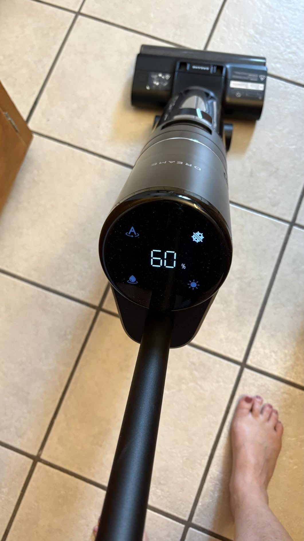 DREAME H12 PRO Vacuum Mop, Wet Dry Vacuum Cleaner for Hard Floor, Vacuum and Mop at The Same Time for Wet & Dry Messes, Auto Self-Cleaning, Edge to Edge Cleaning with Hot Air Drying customer photo 1